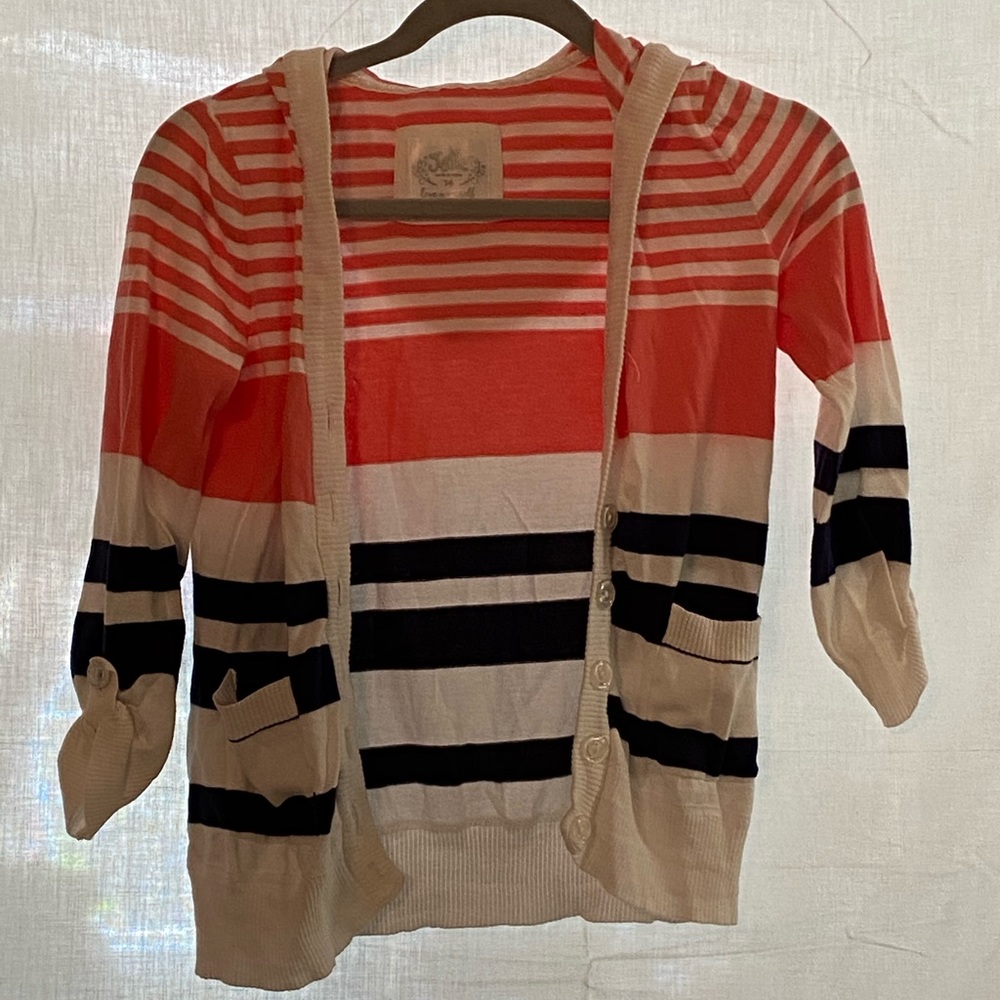 hooded cardigan